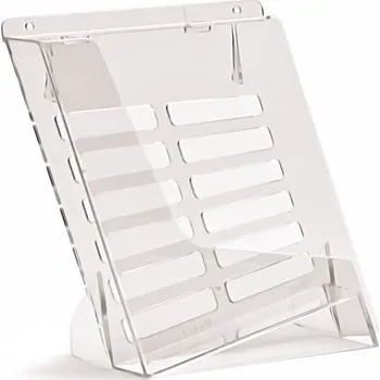 Jansen Display Stolní / nástěnný stojánek na letáky A5, transparentní