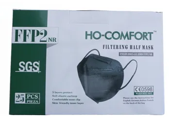 respirátor HO-Comfort EN149 FFP2 černý 25 ks