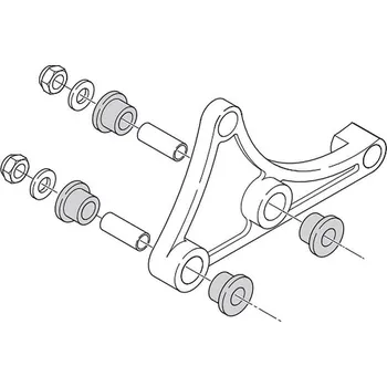 Motodíl Držák výfuku Polini Big Evolution TWD, Piaggio 214.0113
