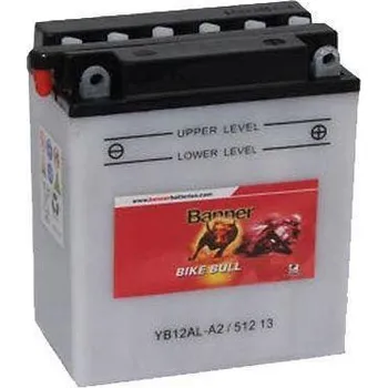 Elektroinstalace pro motocykl motobaterie 12V, YB12AL-A2, 12Ah, 160A, BANNER BIKE BULL 134x80x160 YAMAHA FZR 600 rok 89-93