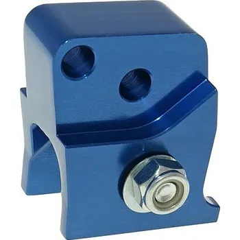 Vparts Podložka pod pružinu CNC 2 díry modrá, Peugeot horizontal VC21321