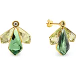 Náušnice zelené se Swarovski Elements Falena KDFG47313ERLG Erinite