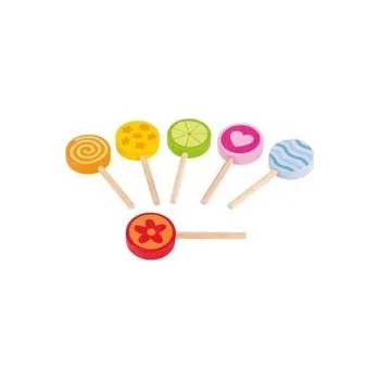 Dřevěná hračka Dětská kuchyňka Goki dřevěná hračka s lízátka 51554