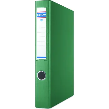 Kroužkový pořadač Donau A4, 2D kroužky, 45 mm, PP, zelený