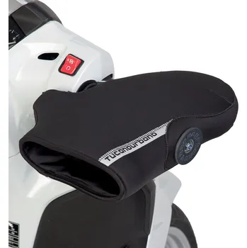 Cyklistické návleky Návleky na ruce Tucano Urbano Easy-On univerzální, černé, neoprén, pro řidítka s koncovkami řidítek TUR363
