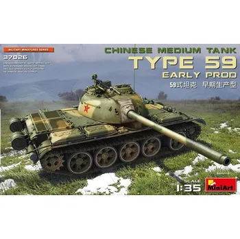 Plastikový model 1/35 Type 59 Early Production Chinese Medium Tank