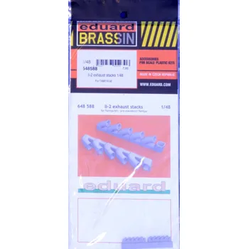 Plastikový model BRASSIN 1/48 Il-2 exhaust stacks (TAM)