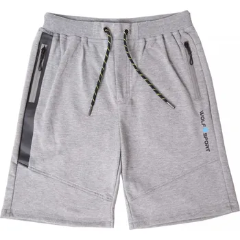 Chlapecké kraťasy Chlapecké sv. šedé kraťasy Wolf T2132 Velikost: 146