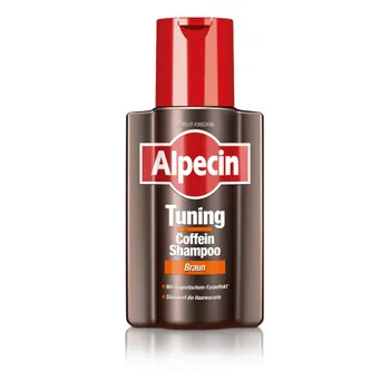 Šampon Alpecin Tuning Coffein Shampoo Brown šampon pro řídnoucí hnědé vlasy 200 ml