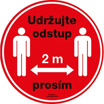 Walteco Dodržujte odstup 2 m prosím