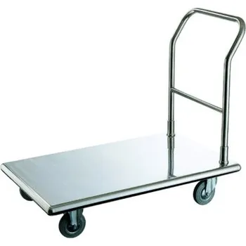 Plošinový vozík Vozík plošinový nerez s rovnou plošinou