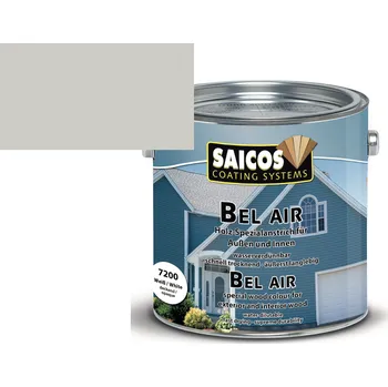 Lak na dřevo Saicos BelAir vodou ředitelný olejový nátěr - achátově šedá krycí 7271; 0,125L