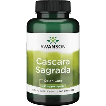 Přírodní produkt Swanson Cascara Sagrada 450 mg 100 cps.