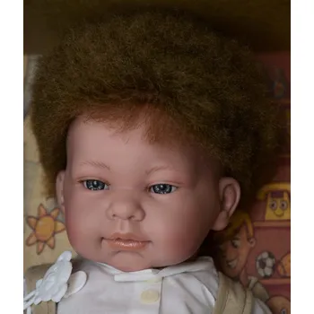 Panenka Realistické miminko - chlapeček - kudrnatý Mario od firmy Lamagik (Realistická miminka ze Španělska)