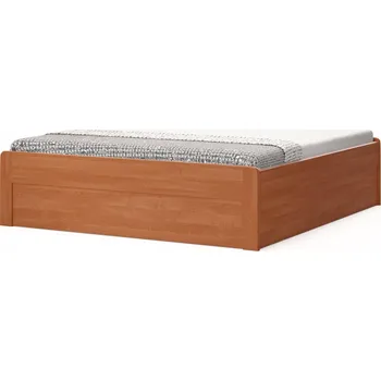 Postel BMB Postel Marika s nízkým čelem oblá - imitace dřeva Dekor: Olše, Provedení: S výklopným roštem, Rozměr: 160 x 200 cm