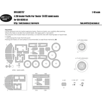 Plastikový model 1/48 Mask A-26B Invader BASIC (ICM 48285)