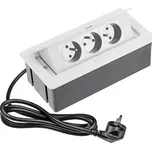 Výsuvná zásuvka GTV AE-PBSC3GU-10 bílá