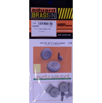 Plastikový model BRASSIN 1/48 He 111 early wheels (ICM)
