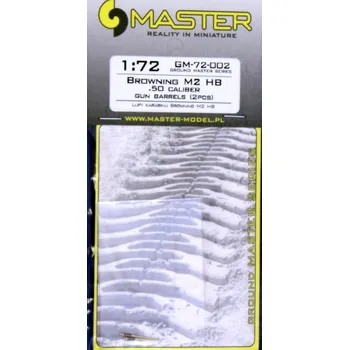 Plastikový model 1/72 Browning M2 HB 12,7 mm gun barrels (2 pcs.)