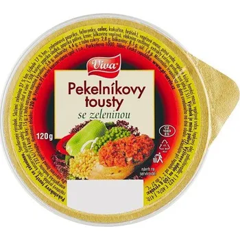 Hotové jídlo Viva Pekelníkovy tousty se zeleninou 120g