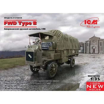 Plastikový model 1/35 FWD Type B, US Army Truck WWI (2x camo)