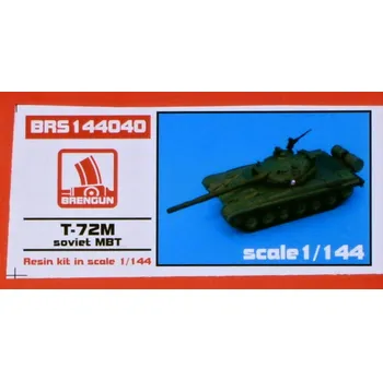 Plastikový model 1/144 T-72M Soviet MBT (resin kit)