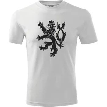 Pánské tričko STRIKER Pánské tričko Český lev Barva: Bílá, Velikost: S