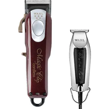 Strojek na vlasy WAHL Red & Black (sada MCC a Detailer)