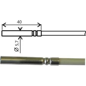 Příslušenství k měřicímu přístroji Teplotní sonda Pt1000TGL40/0, bez konektoru, kabel 1m s možností akreditované kalibrace