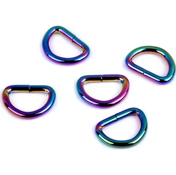 Polokroužek šíře 15 mm duhový, barva multikolor