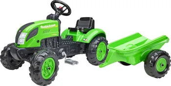 Dětské šlapadlo Falk Country Farmer  FA-2057L šlapací traktor s vlečkou zelený