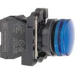 Schneider Electric Signalizační hlavice Schneider XB5AVM6 Ø22 signálka modrá plná čočka LED