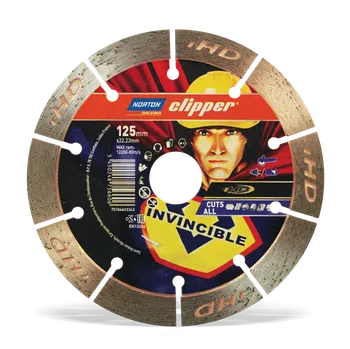 Řezný kotouč NORTON CLIPPER 125x22.23 INVINCIBLE