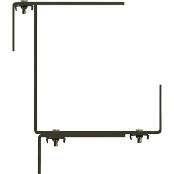 Stojan na květiny Držák na truhlík Windhager 22 x 17 cm 1 pár hnědý