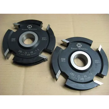 Příslušenství k frézce Pevná sada fréz na pero-drážku 180X25X40-P4 skup.13-HOKINKA