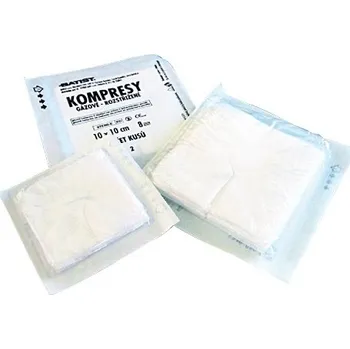 Kompres Kompresy z gázy I.V. sterilní 17/8vr. 10 x 10 cm/2 ks