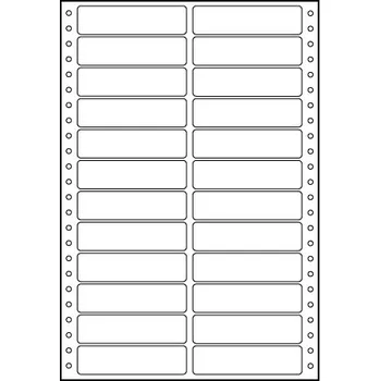 Speciální papír Etikety tabelační 89x23,4 dvouřadé, 12.000 etiket