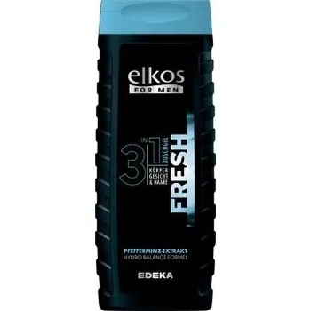 Sprchový gel ELKOS spr.gel Men 3v1 Fresh Pfefferminz-Extrekt 300ml