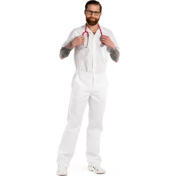 IREA Kalhoty lékařské P5-3 bílé Barva: Bílá, Obvod pasu: 44 | 72-76 cm | na zakázku