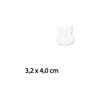 Party dekorace Sněhulák 3 - BH 20 ks