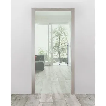 Interiérové dveře Celoskleněné dveře do pouzdra - Čiré Průchozí šířka (cm): 80, Průchozí výška (cm): 210