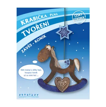 kreativní sada Lepený závěs - Koník