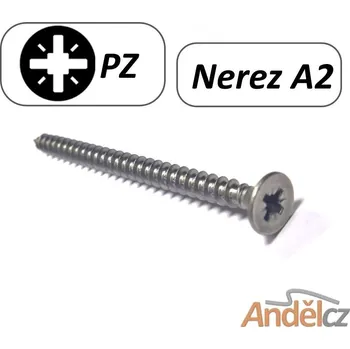 Vrut VRUT SE ZÁPUSTNOU HLAVOU S KŘÍŽOVOU DRÁŽKOU ,nerez, 9050/A2 3x25mm