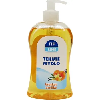 Mýdlo Tip Line tekuté mýdlo s dávkovačem 500 ml Broskev-vanilka