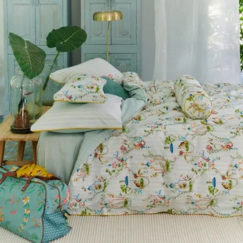 Povlečení Pip Studio | Luxusní povlečení PIP Singerie white v dárkovém boxu - 200x200, 2 ks 70x90