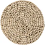 Pletené kulaté přírodní prostírání - Ø 38 cm