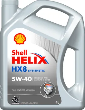 Motorový olej Shell Helix HX8 Synthetic 5W-40 4 l
