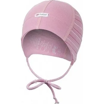 Kojenecká čepice Čepice smyk zavazovací plochý šev Outlast® růžová vel. 42-44cm