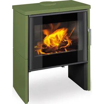 Krbová kamna ROMOTOP RIANO N 02 keramika zelená šumavská 19301 - krbová kamna
