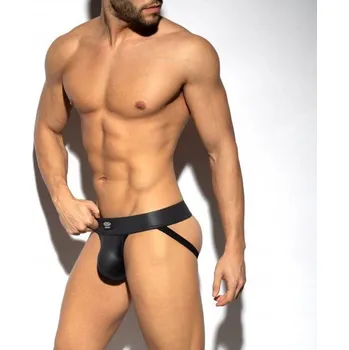 Pánské erotické prádlo Jocksy ES Collection UN442 Fetish Jock černé L, pánské jocksy